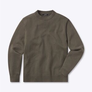 Cuts Clothing Men's Olive Crewneck Sweater